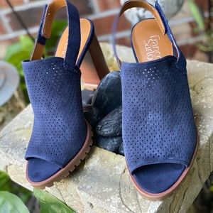 Franco Sarto blue suede -Sexy